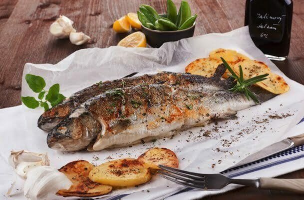 Basil-Rosemary-Grilled-Trout-quick Pontoon Boat Grill Ideas