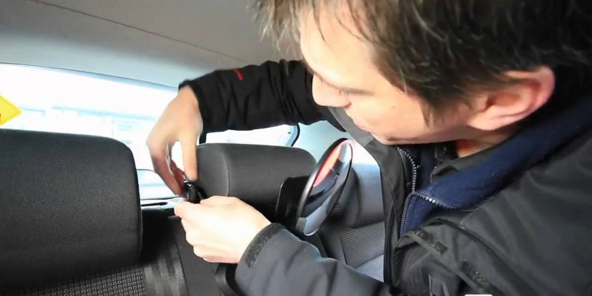 How To Put Baby Mirror in Car Without Headrest