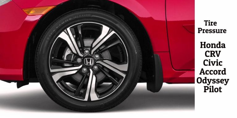 Tire Pressure For Honda CRV-CIVIC|5 Bold & Familliar Models
