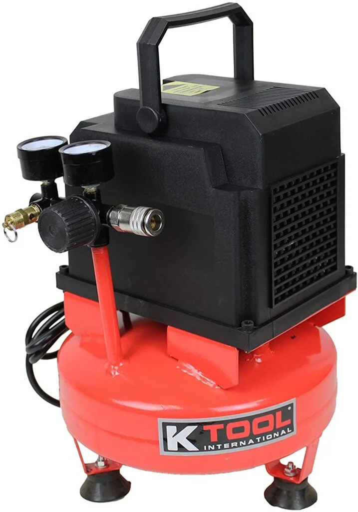 K Tool International Oil Free Pancake Air Compressor