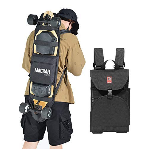 inktells 2021 Electric Skateboard Backpacks Bag with Two Adjustable Shoulder Straps,Foldable Skateboard Backpacks for Men and Boys,Universal Street Trend Skate Carry Bags for Travel