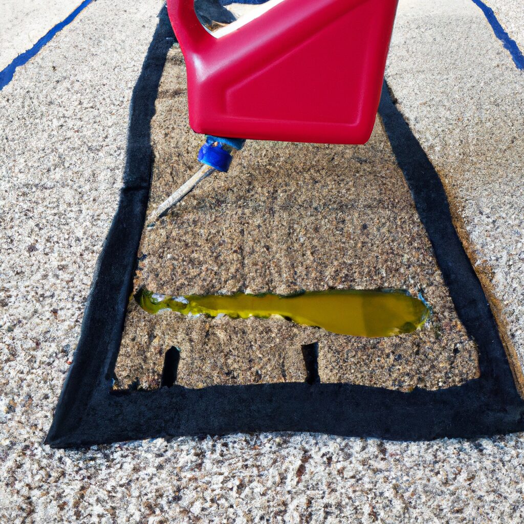 how to get motor oil out of trunk carpet