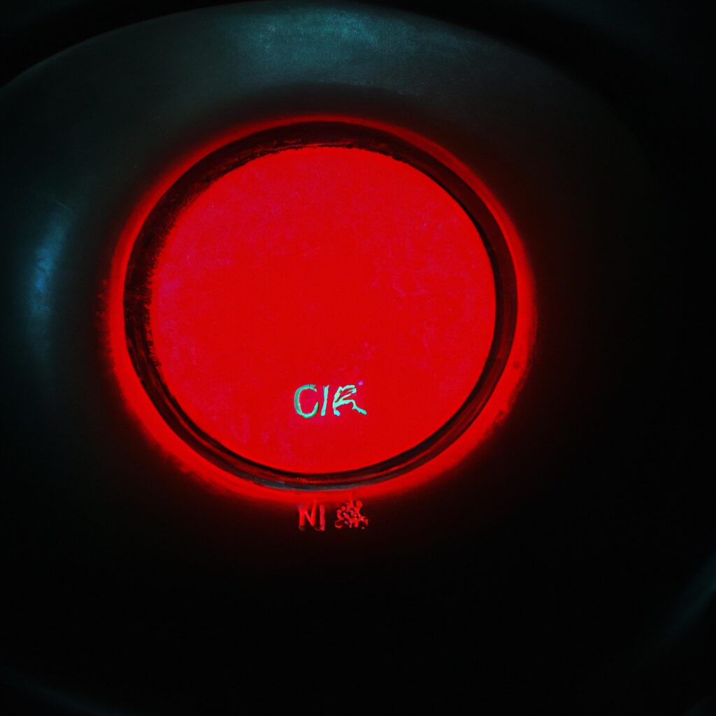 blinking red light when car is off