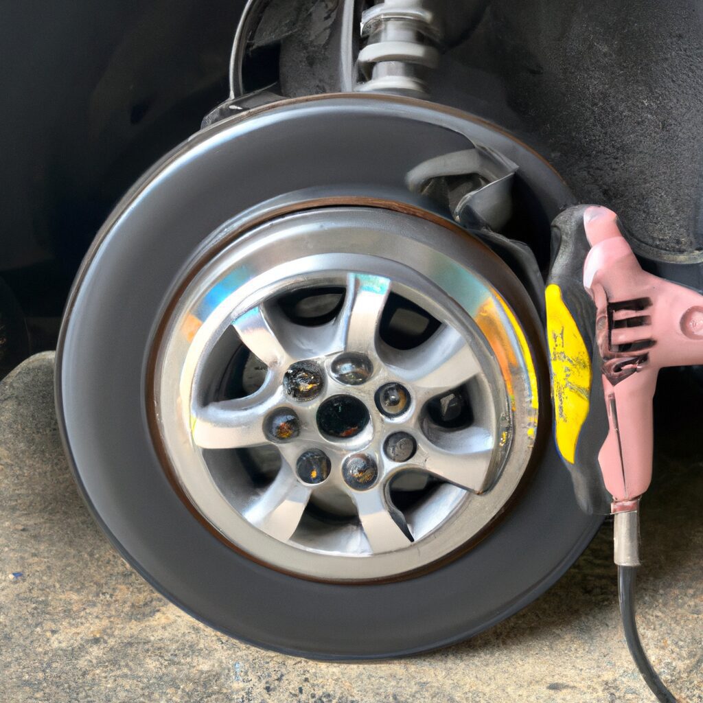 how to use brake cleaner without removing tire