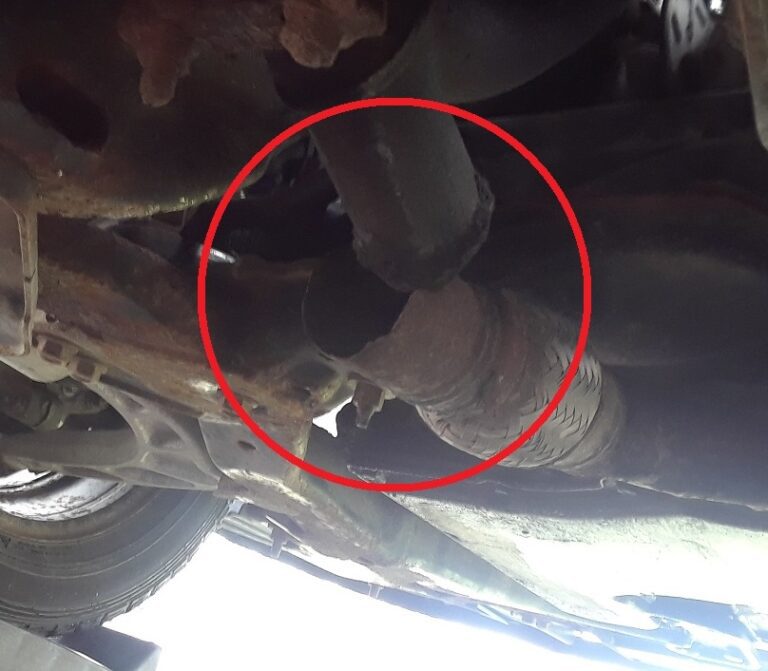 how to fix exhaust pipe