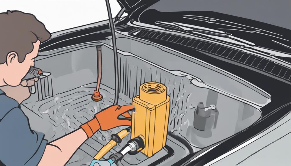 flush car cooling system