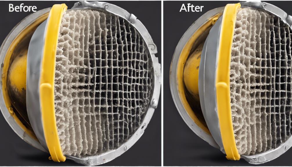 identifying clogged breather filter