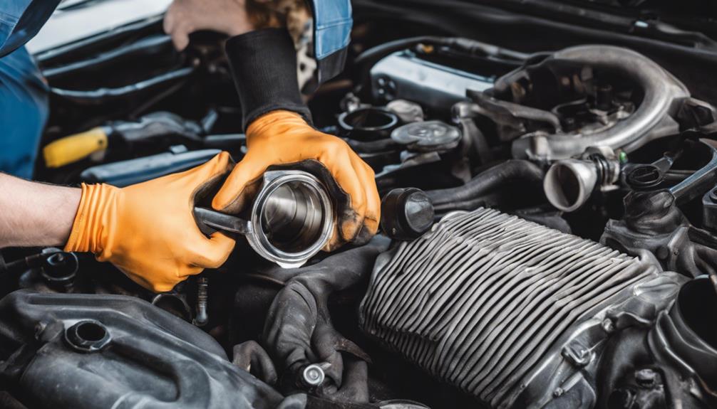 replacing fuel filter safely